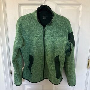 Arc'teryx Polartec Fleece Green Zip Up Jacket Medium